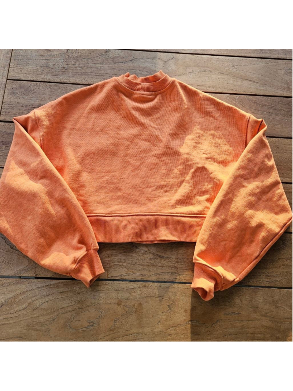 Gymshark Rest Day Sweats Cropped Pullover Size M - Picture 4 of 8